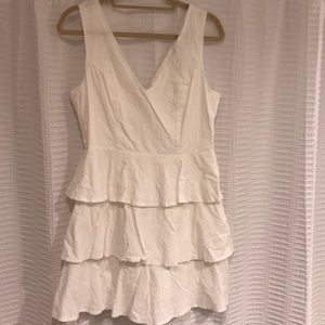Sleeveless White Dress